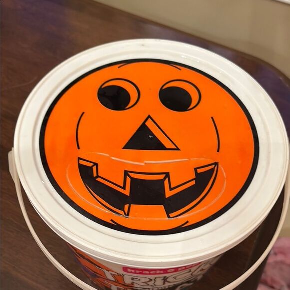 Vintage Halloween Trick or Treat Bucket krack o pop - Picture 2 of 6